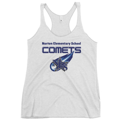 Performance | Thin Racerback Tank Top | Norton Elementary School | Space Script Logo