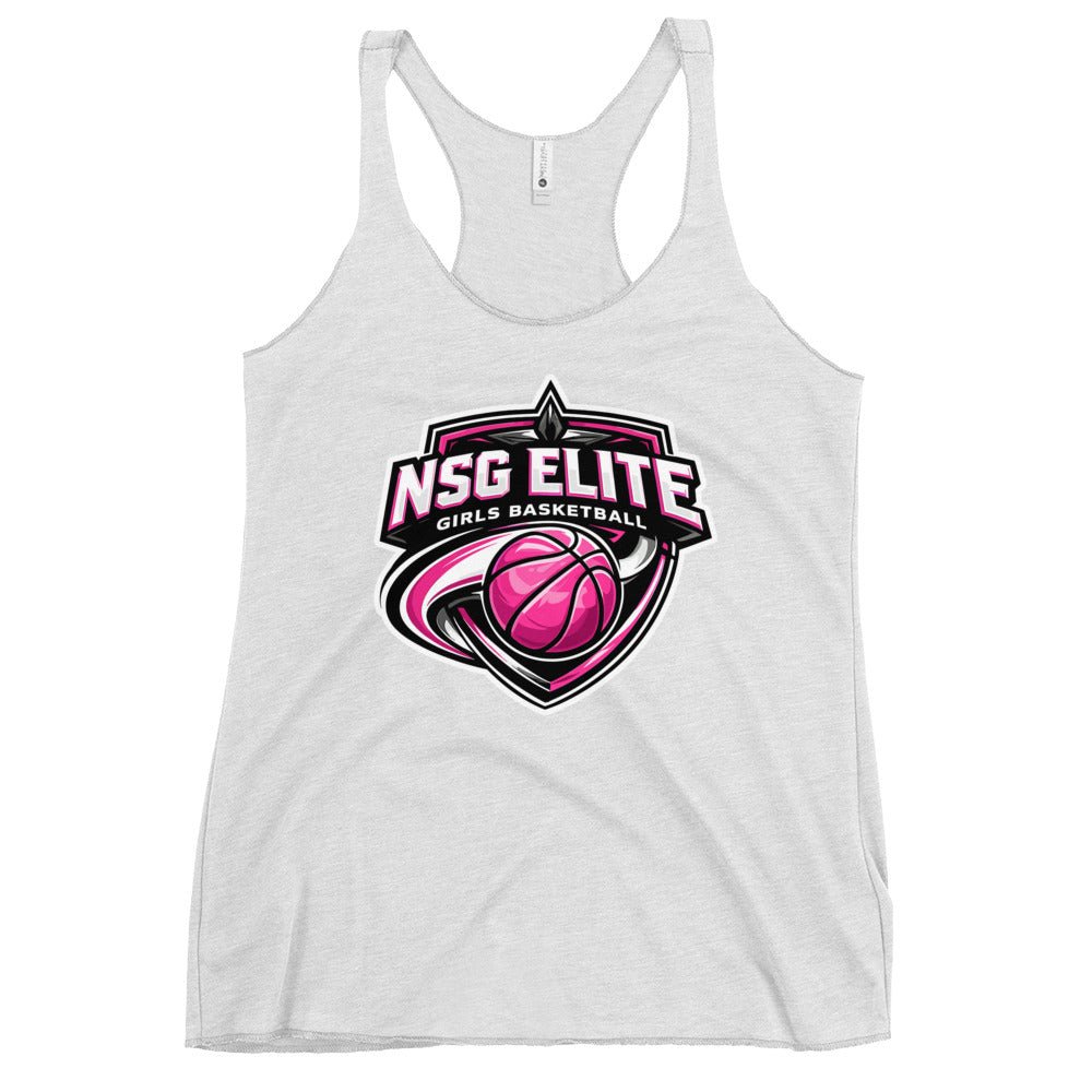 Performance | Thin Racerback Tank Top | NSG Elite Women’s Basketball | Vanguard Shield Logo