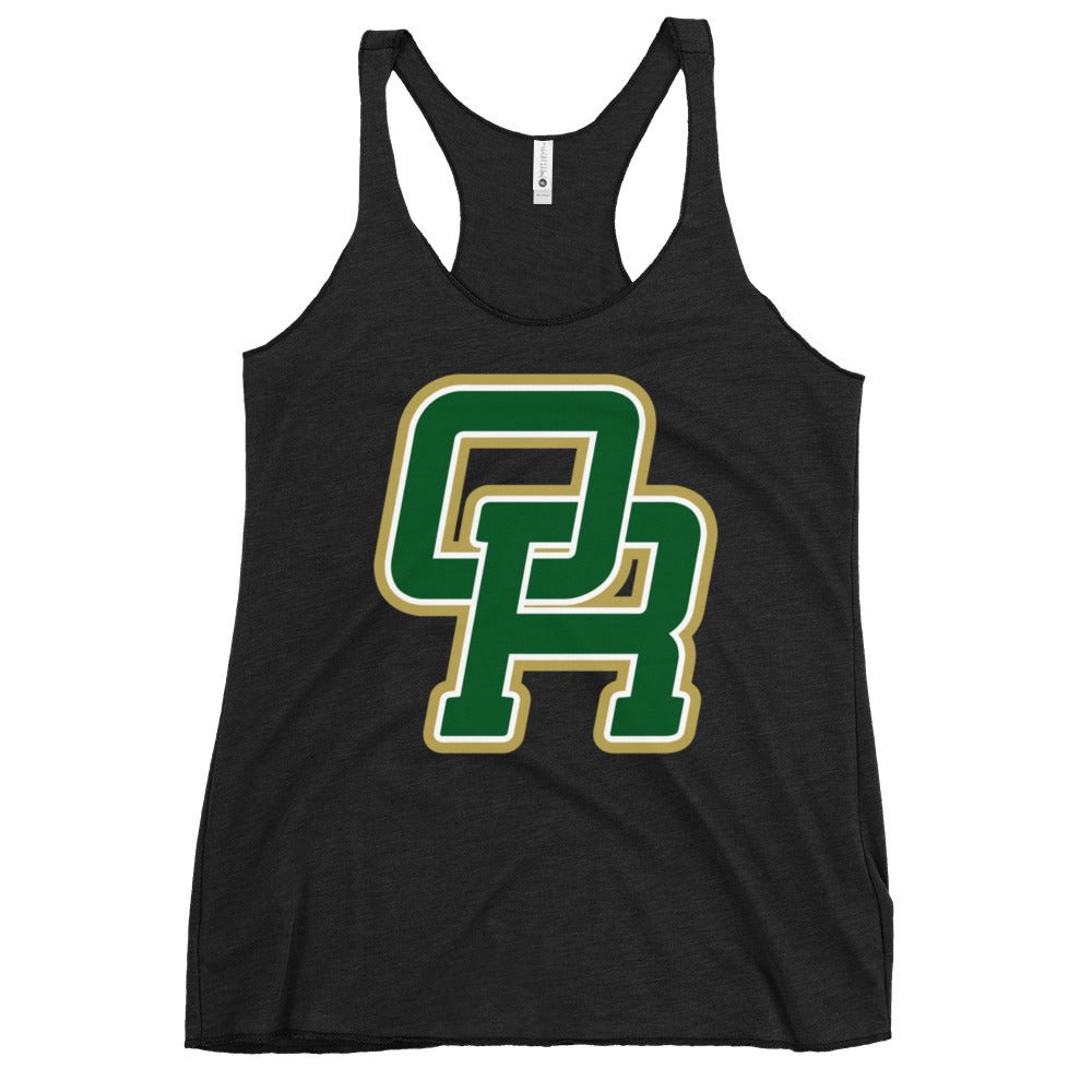 Performance | Thin Racerback Tank Top | Oakridge Flag Football | Varsity Interlock Logo