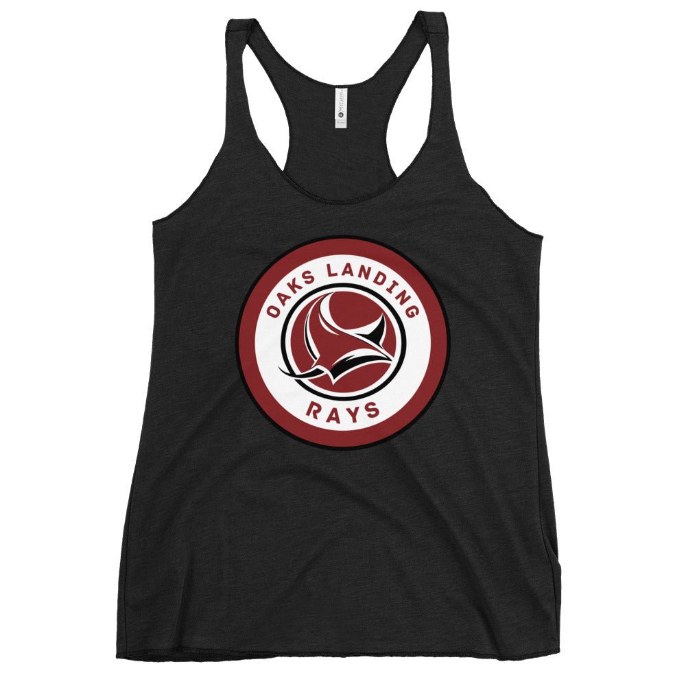 Performance | Thin Racerback Tank Top | OAKS LANDING RAYS | Badge Logo