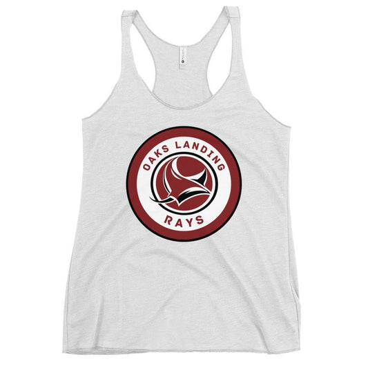 Performance | Thin Racerback Tank Top | OAKS LANDING RAYS | Badge Logo