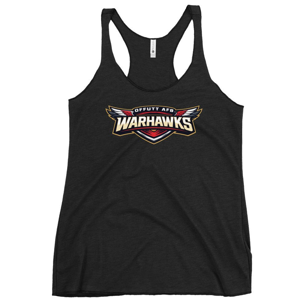 Performance | Thin Racerback Tank Top | Offutt AFB Warhawks | Mark Logo