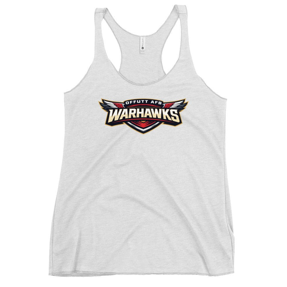 Performance | Thin Racerback Tank Top | Offutt AFB Warhawks | Mark Logo