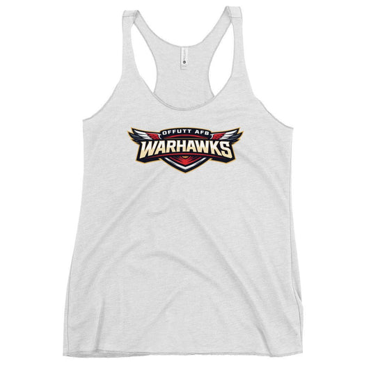 Performance | Thin Racerback Tank Top | Offutt AFB Warhawks | Mark Logo
