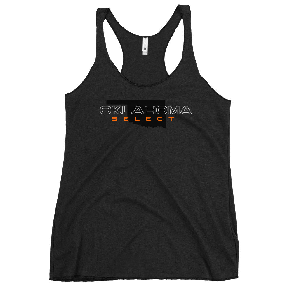 Performance | Thin Racerback Tank Top | Oklahoma Select Ball | Script Logo