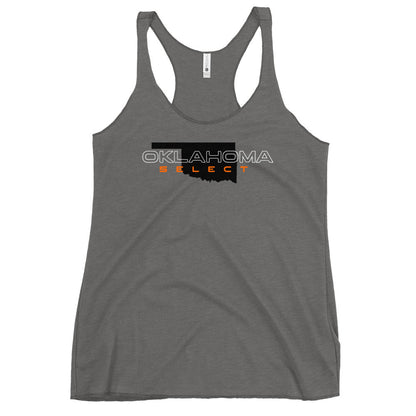 Performance | Thin Racerback Tank Top | Oklahoma Select Ball | Script Logo