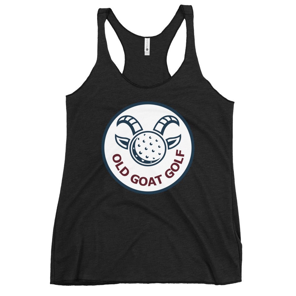 Performance | Thin Racerback Tank Top | Old Goat Golf | Badge Logo