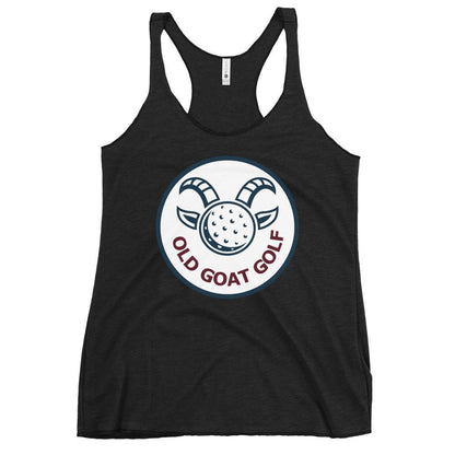 Performance | Thin Racerback Tank Top | Old Goat Golf | Badge Logo