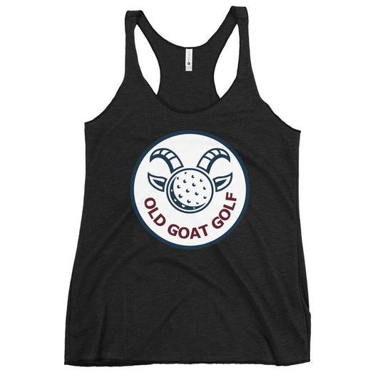 Performance | Thin Racerback Tank Top | Old Goat Golf | Badge Logo