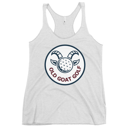 Performance | Thin Racerback Tank Top | Old Goat Golf | Badge Logo