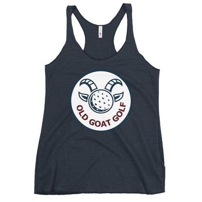 Performance | Thin Racerback Tank Top | Old Goat Golf | Badge Logo