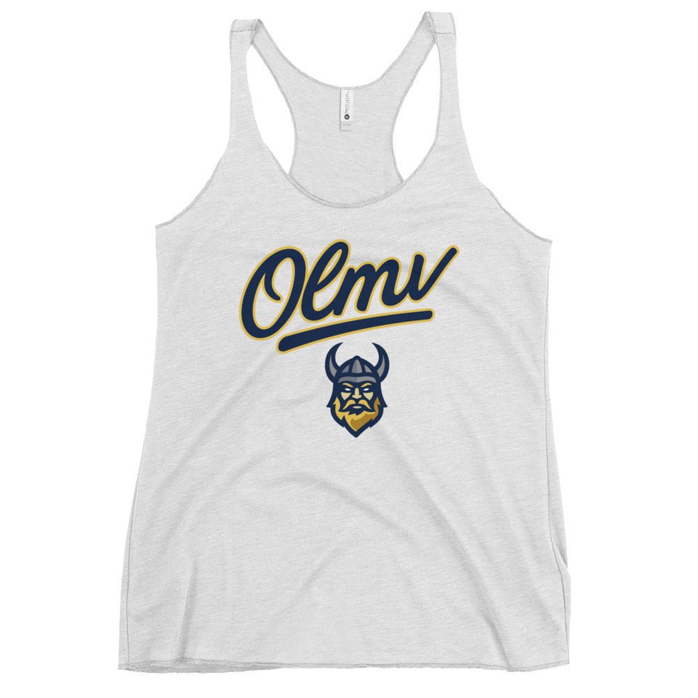 Performance | Thin Racerback Tank Top | OLMV Vikings | Script Logo
