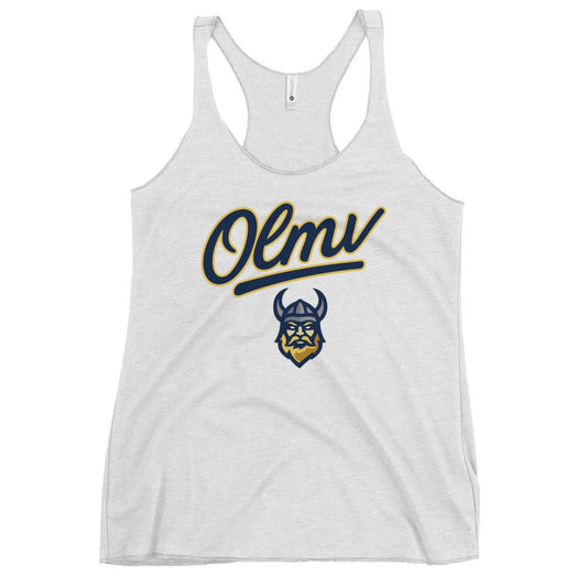Performance | Thin Racerback Tank Top | OLMV Vikings | Script Logo