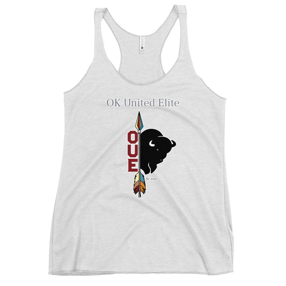 Performance | Thin Racerback Tank Top | OUE | Emblem Logo