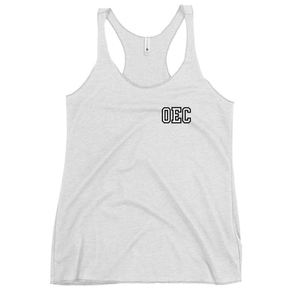 Performance | Thin Racerback Tank Top | Ovations Elite Cheer | OEC Mark Logo