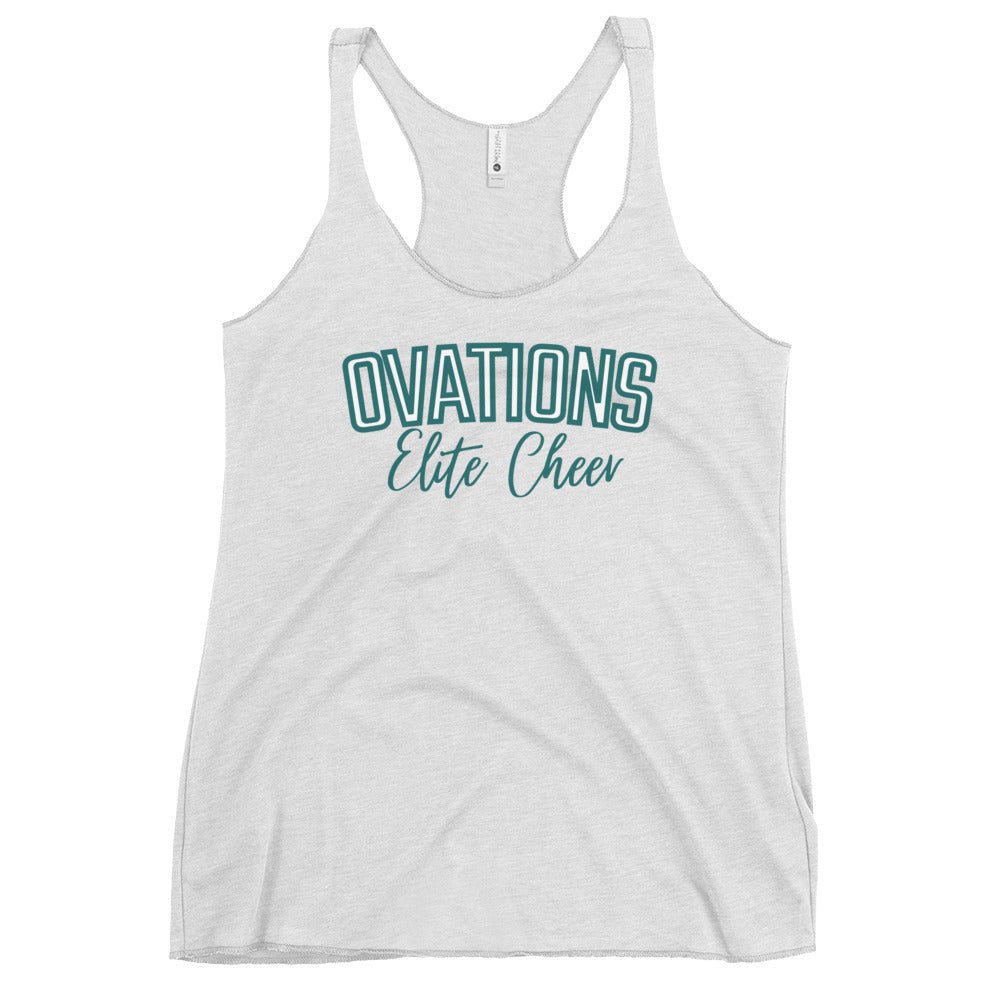 Performance | Thin Racerback Tank Top | Ovations Elite Cheer | Vanguard Logo