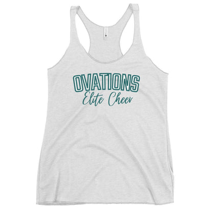Performance | Thin Racerback Tank Top | Ovations Elite Cheer | Vanguard Logo