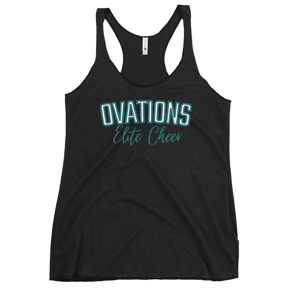 Performance | Thin Racerback Tank Top | Ovations Elite Cheer | Vanguard Logo