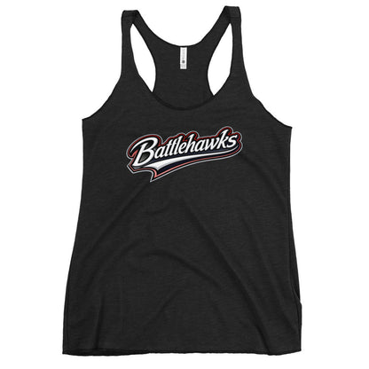Performance | Thin Racerback Tank Top | Oxford Battlehawks 13U | Mark Logo