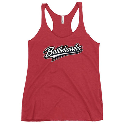 Performance | Thin Racerback Tank Top | Oxford Battlehawks 13U | Mark Logo