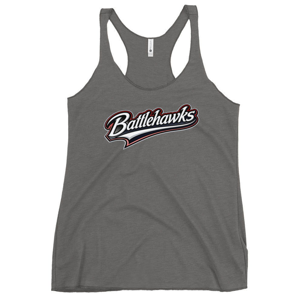 Performance | Thin Racerback Tank Top | Oxford Battlehawks 13U | Mark Logo