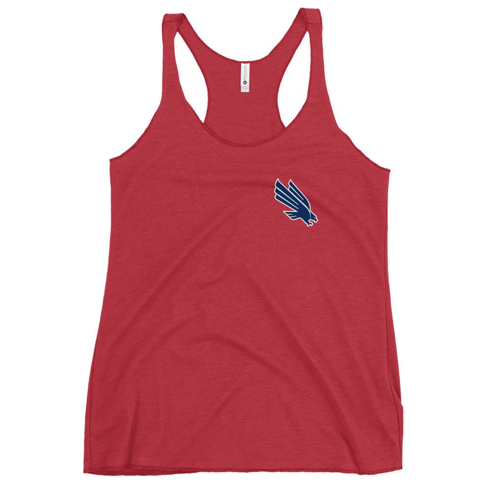 Performance | Thin Racerback Tank Top | Oxford Battlehawks 13U | Modern Emblem Logo