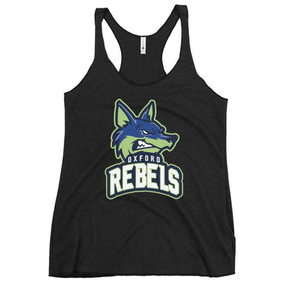 Performance | Thin Racerback Tank Top | Oxford Rebels 12U | Mascot Logo