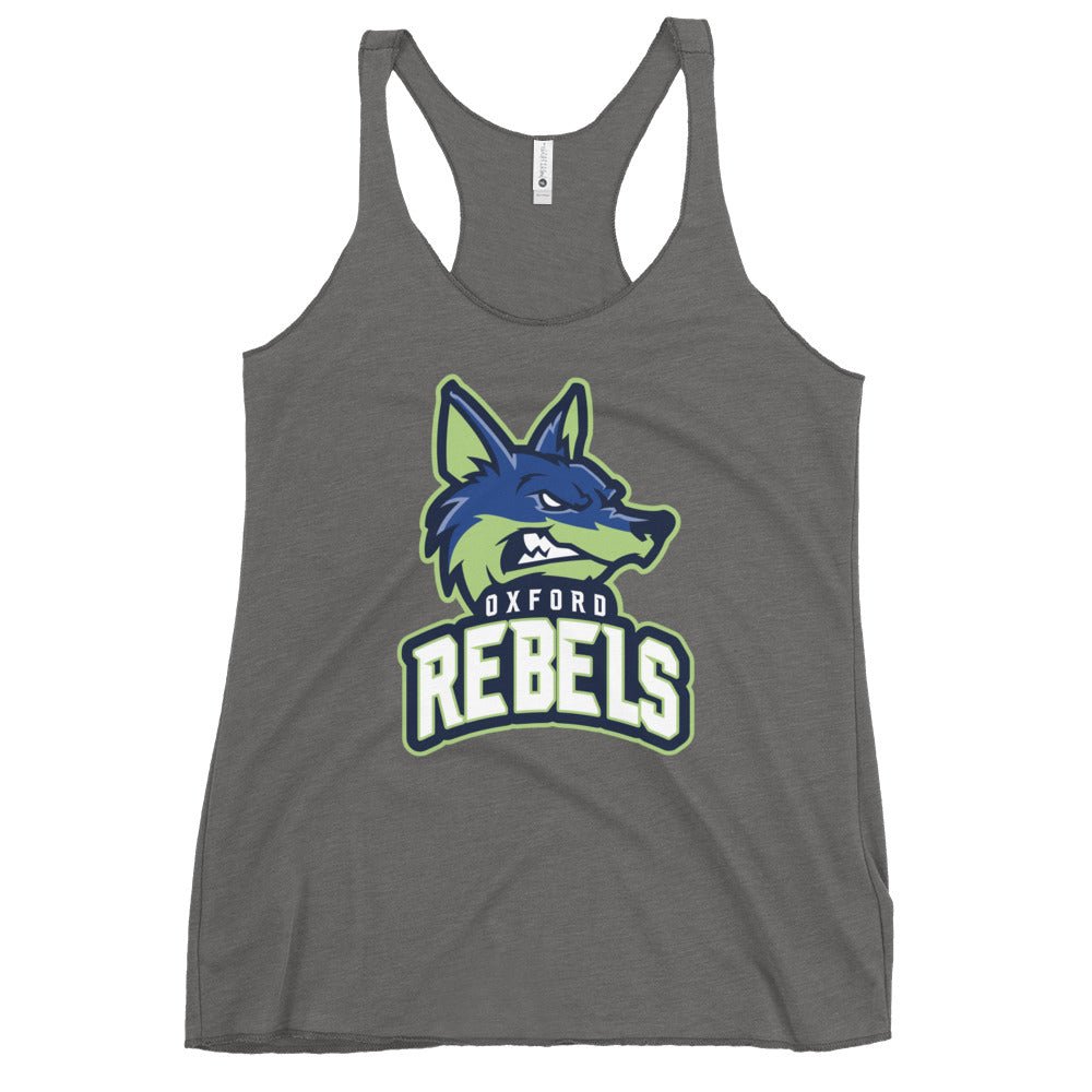 Performance | Thin Racerback Tank Top | Oxford Rebels 12U | Mascot Logo