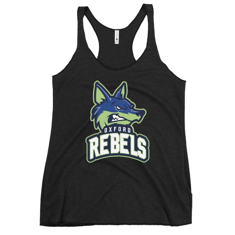 Performance | Thin Racerback Tank Top | Oxford Rebels 12U | Mascot Logo