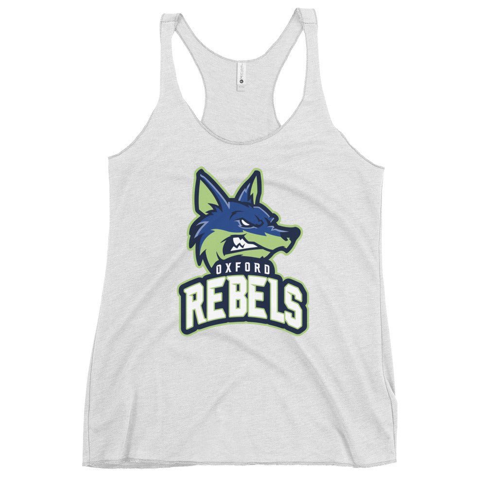 Performance | Thin Racerback Tank Top | Oxford Rebels 12U | Mascot Logo