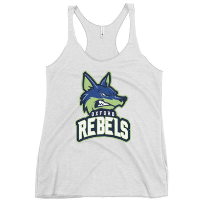 Performance | Thin Racerback Tank Top | Oxford Rebels 12U | Mascot Logo