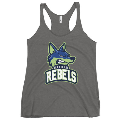 Performance | Thin Racerback Tank Top | Oxford Rebels 12U | Mascot Logo