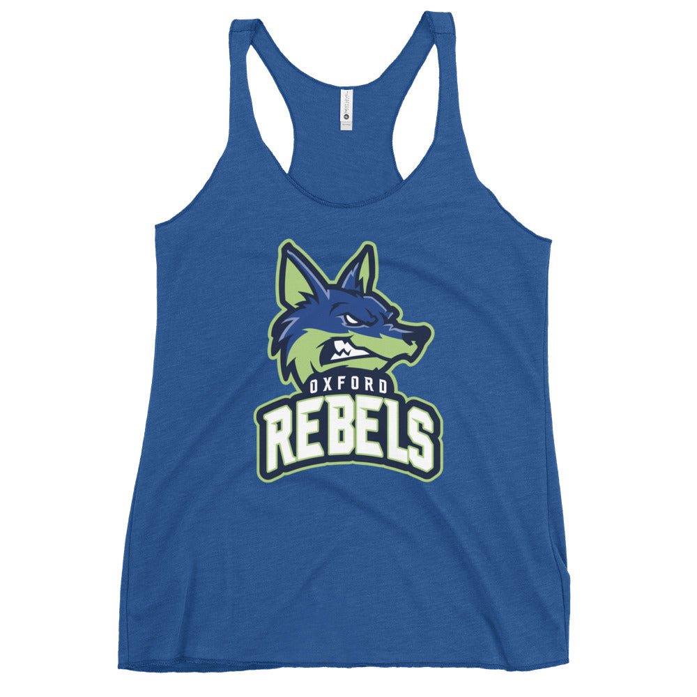 Performance | Thin Racerback Tank Top | Oxford Rebels 12U | Mascot Logo