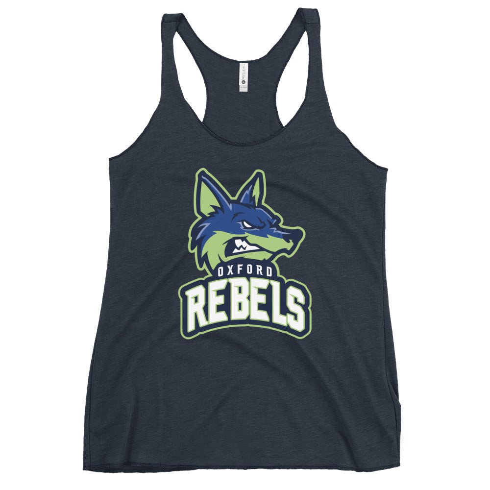 Performance | Thin Racerback Tank Top | Oxford Rebels 12U | Mascot Logo