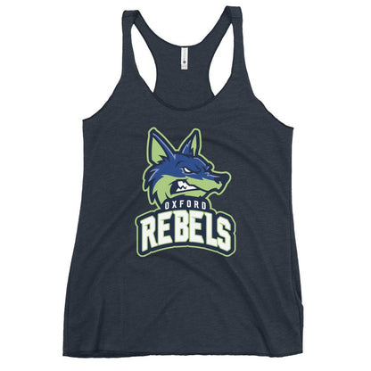 Performance | Thin Racerback Tank Top | Oxford Rebels 12U | Mascot Logo