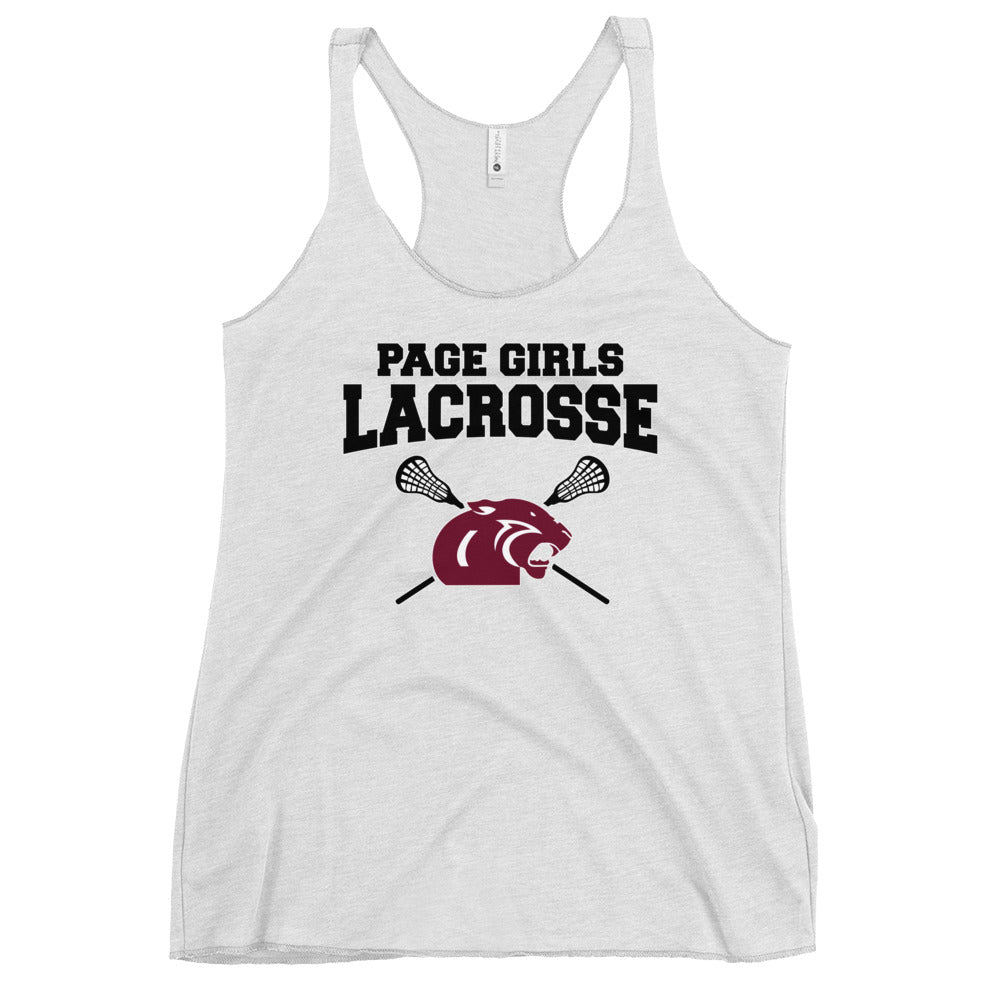 Performance | Thin Racerback Tank Top | Page Middle Girls Lacrosse
