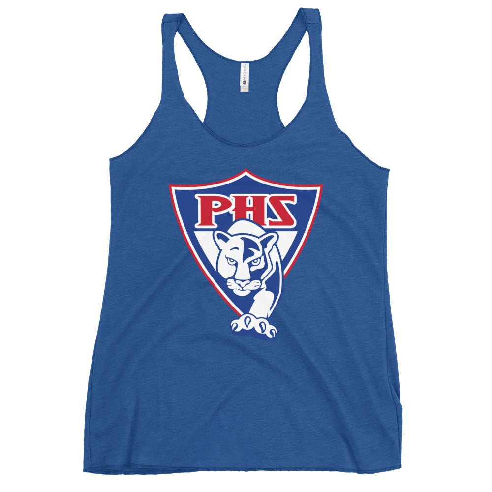 Performance | Thin Racerback Tank Top | Palmyra Softball | Shield Logo
