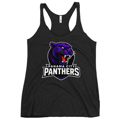Performance | Thin Racerback Tank Top | Panama City Panthers | Mascot Logo