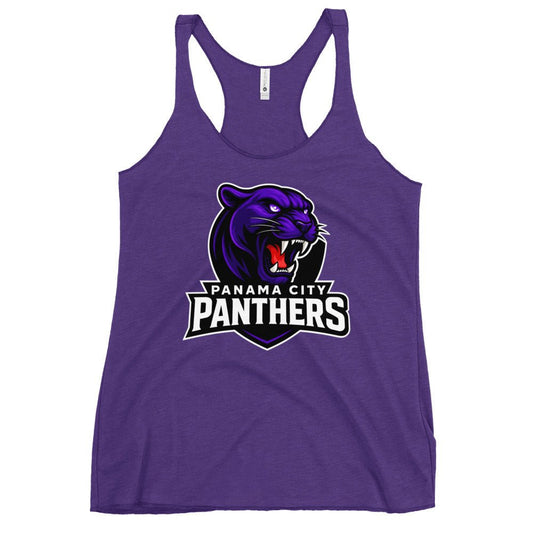Performance | Thin Racerback Tank Top | Panama City Panthers | Mascot Logo
