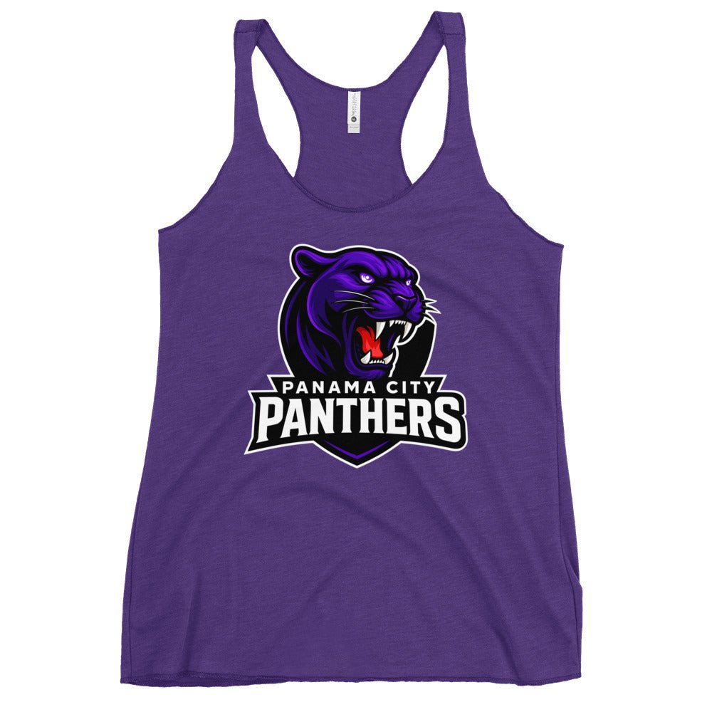 Performance | Thin Racerback Tank Top | Panama City Panthers | Mascot Logo