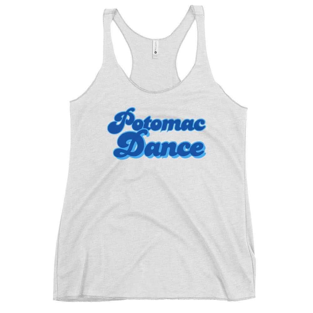 Performance | Thin Racerback Tank Top | PANTHER ROYALE | Potomac Dance Logo