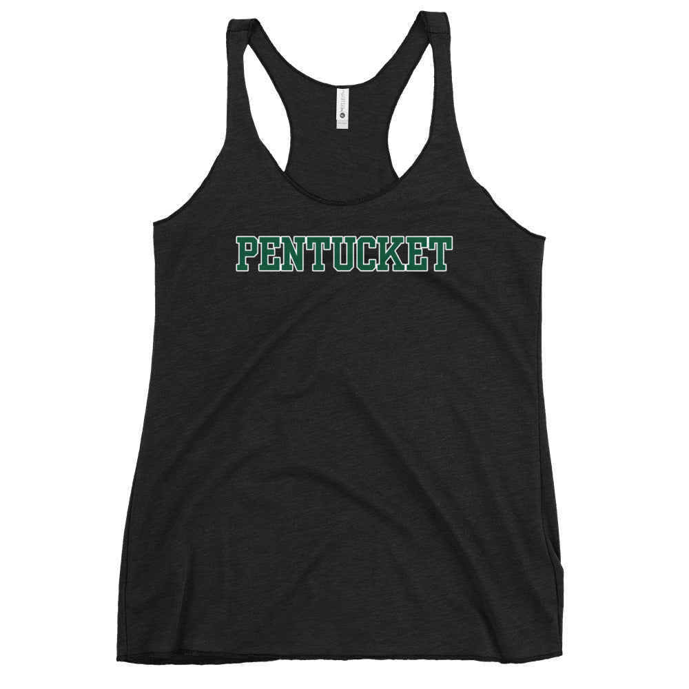 Performance | Thin Racerback Tank Top | Pentucket Youth Football and Cheer | Script Logo