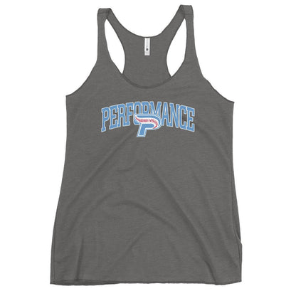 Performance | Thin Racerback Tank Top | Performance Baseball | Script Logo