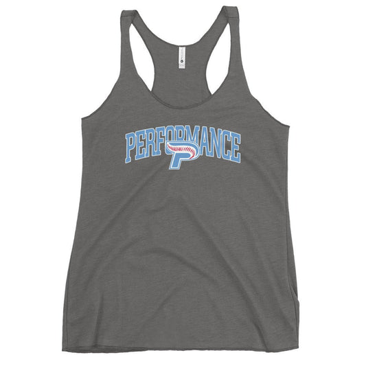 Performance | Thin Racerback Tank Top | Performance Baseball | Script Logo