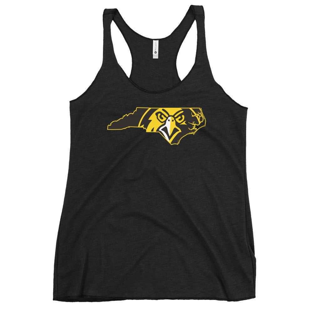 Performance | Thin Racerback Tank Top | Pfeiffer University Golf | NC Logo