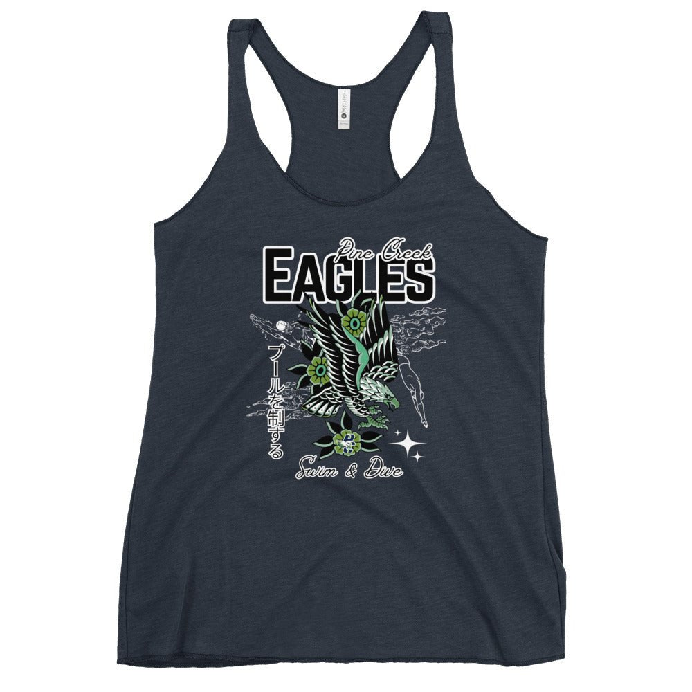 Performance | Thin Racerback Tank Top | PINE CREEK SWIM & DIVE | '25 Logo