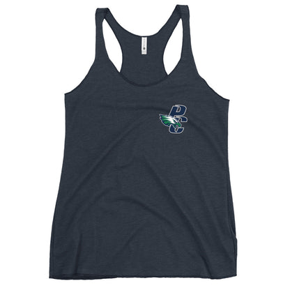 Performance | Thin Racerback Tank Top | PINE CREEK SWIM & DIVE | PC Mascot Logo