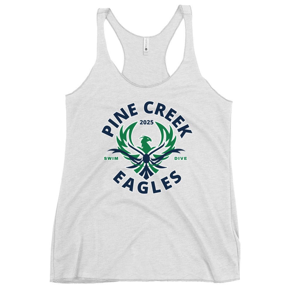 Performance | Thin Racerback Tank Top | PINE CREEK SWIM & DIVE | Swim & Dive Logo