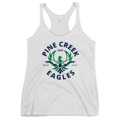 Performance | Thin Racerback Tank Top | PINE CREEK SWIM & DIVE | Swim & Dive Logo