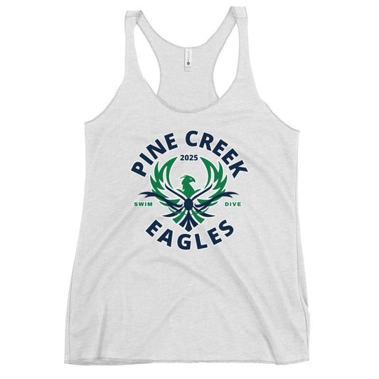 Performance | Thin Racerback Tank Top | PINE CREEK SWIM & DIVE | Swim & Dive Logo